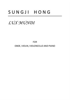 Lux Mundi (Full score with Parts)
