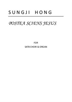 Postea sciens Jesus (organ accompaniment)